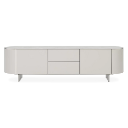 Raundo - Metal TV Stand with Ceramic Top
