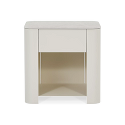 Mushroom - Table de chevet avec plateau en céramique