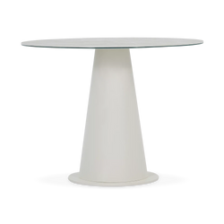 Cone - Table ronde avec base conique