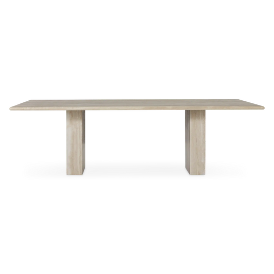 Climax - Travertine Dining Table