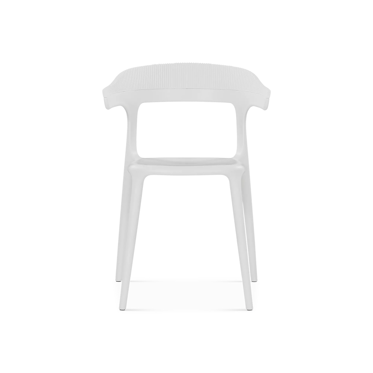 Luna - Chaise sans bras extérieure en polypropylène