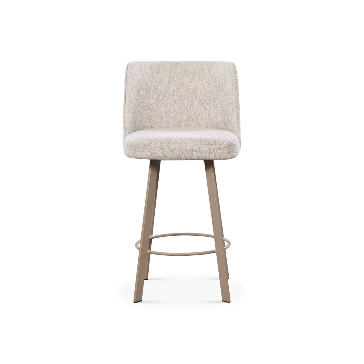 Eva - Swivel  Fabric Stool by Trica