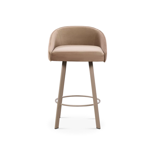 Liv - Tabouret en tissu pivotant par Trica