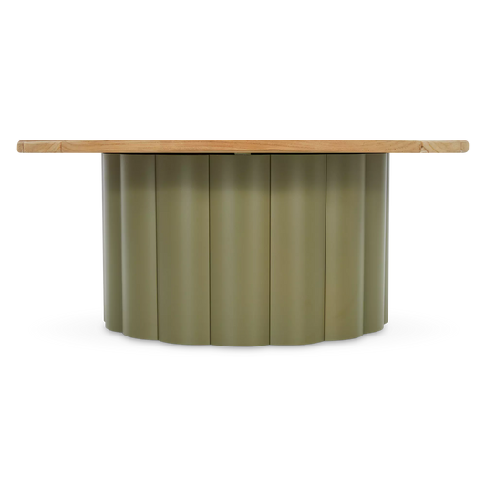 Nenuphar - Table basse extérieure en aluminium