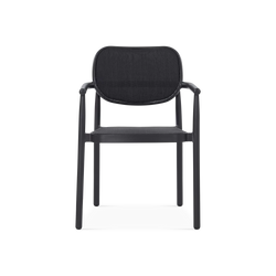 Coco - Chaise sans bras extérieure en aluminium