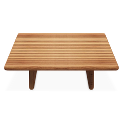 Deck - Table basse extérieure en teck par Gloster