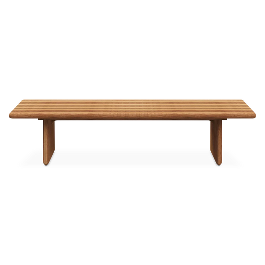 Deck - Table basse extérieure en teck par Gloster