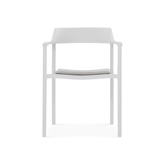 Nougat - Outdoor Aluminium Chair Without Arms