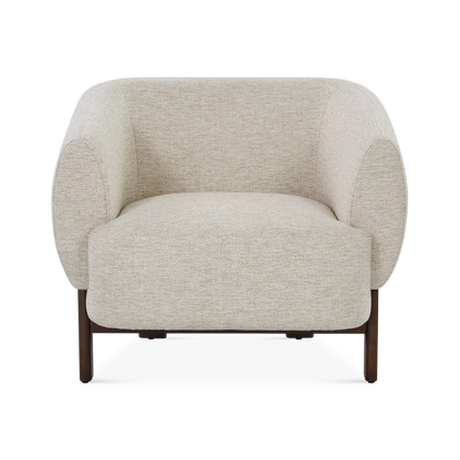 Hug - Fauteuil avec piètement en bois