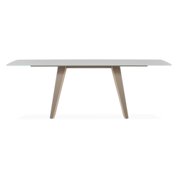 Timeless - Dining Table with Wooden Top by Trica