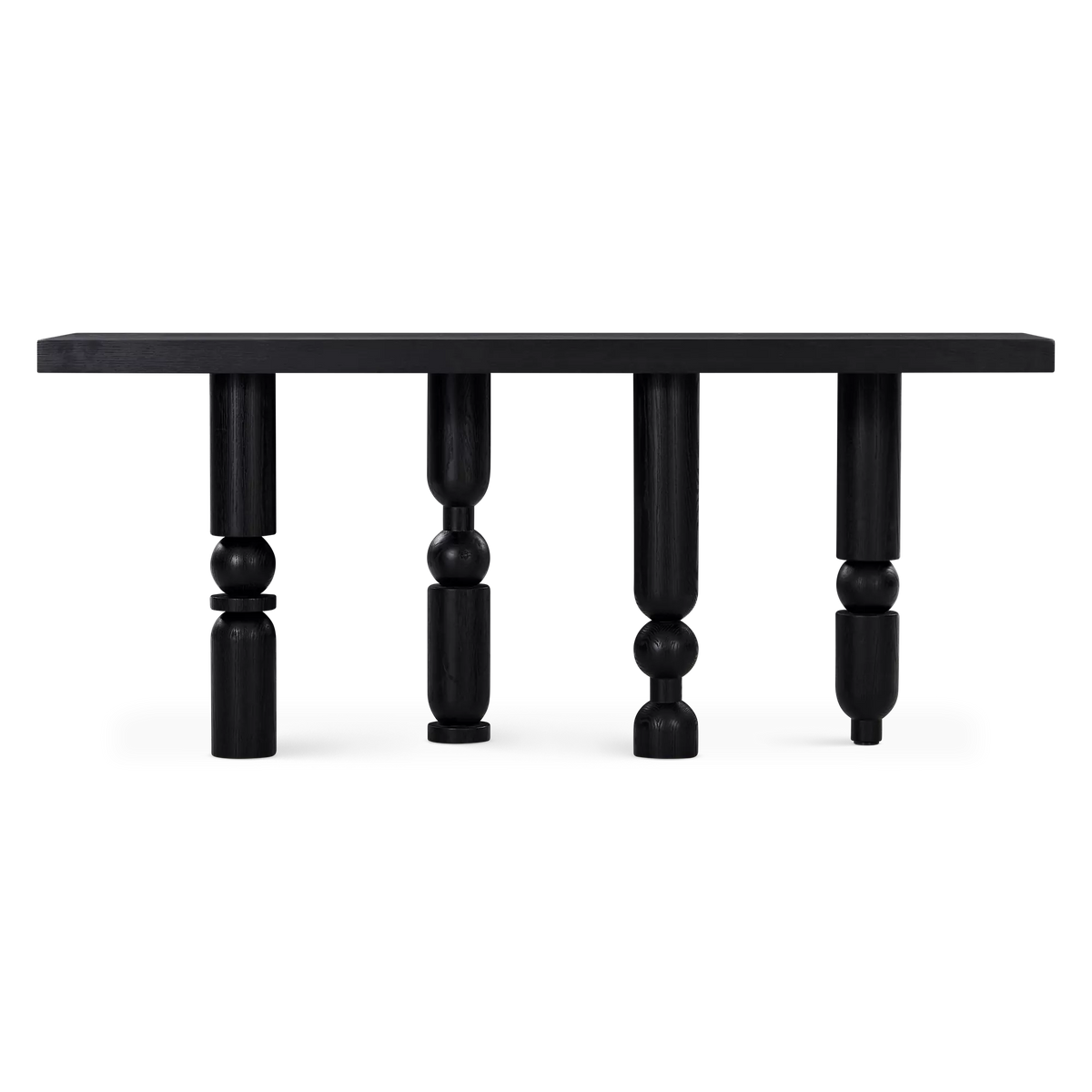 Hokina - Console en chêne teint noir