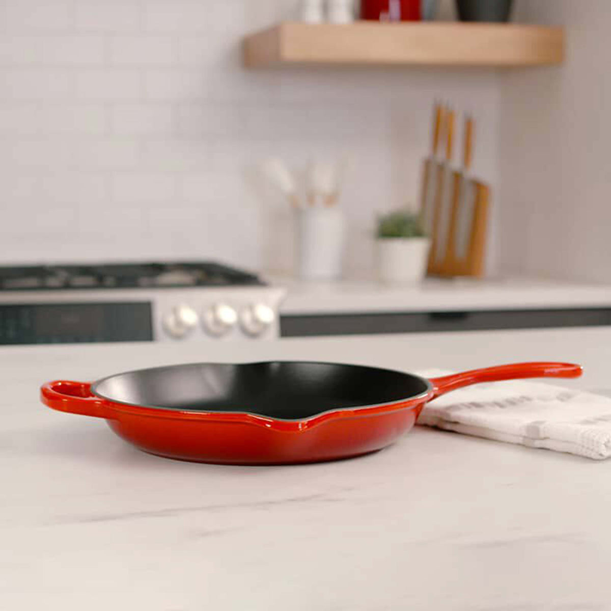 Poêle en fonte par Le Creuset