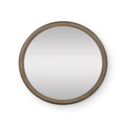 Molina - Round Mirror with Oak Frame