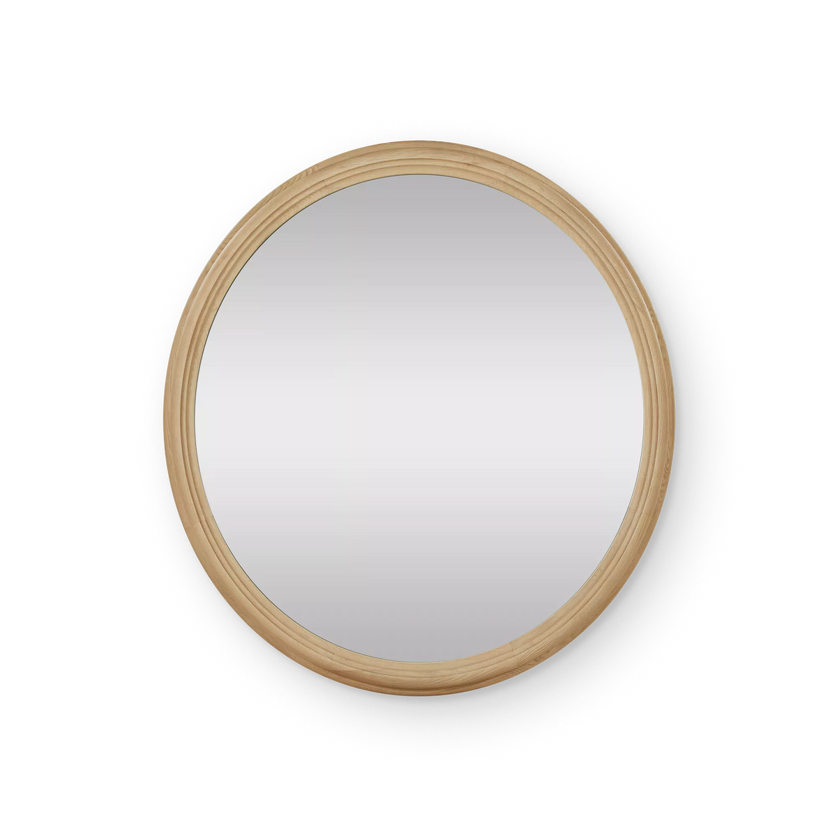 Molina - Round Mirror with Oak Frame