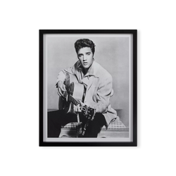 Elvis Presley on guitar - Print