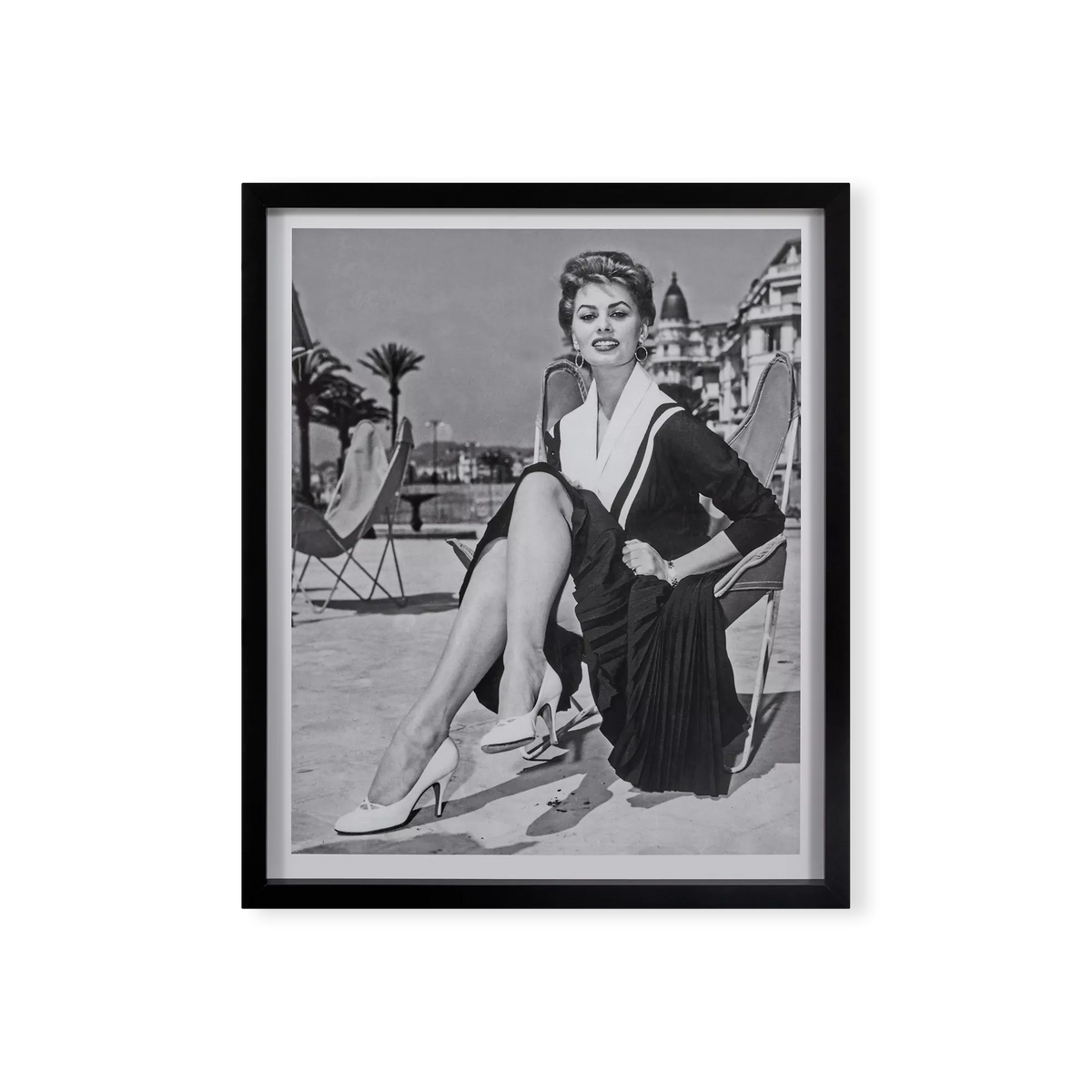 Sophia Loren at Cannes - Print