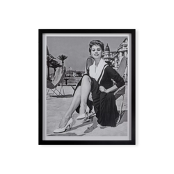 Sophia Loren at Cannes - Print
