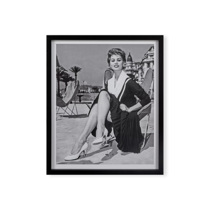Sophia Loren at Cannes - Print