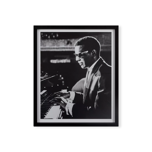 Ray Charles at the piano - Print