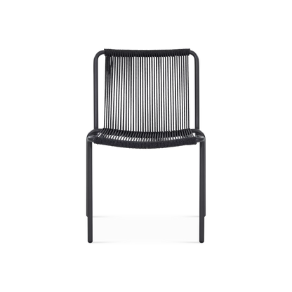 Highway - Chaise sans bras extérieure en aluminium