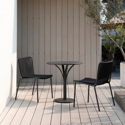 Highway - Chaise sans bras extérieure en aluminium