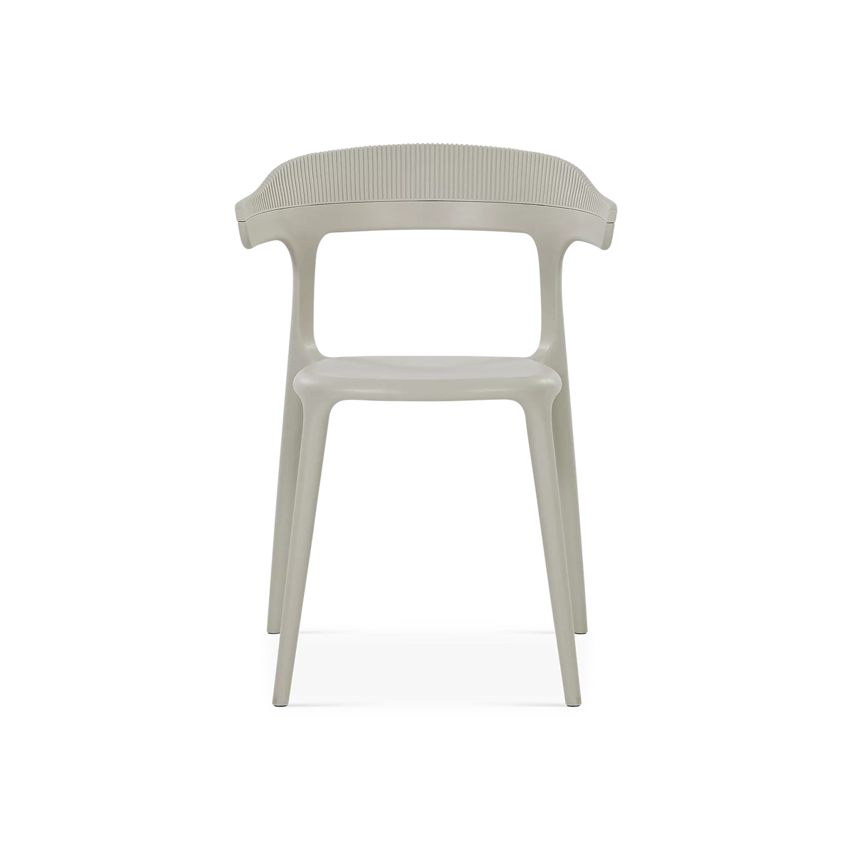 Luna - Chaise sans bras extérieure en polypropylène