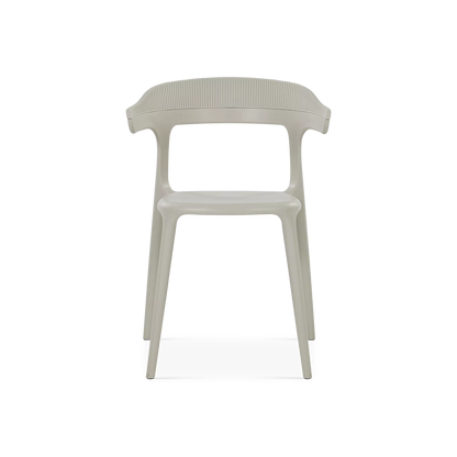 Luna - Chaise sans bras extérieure en polypropylène