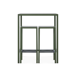 Seaside - Outdoor Galvanized iron Counter Height Table