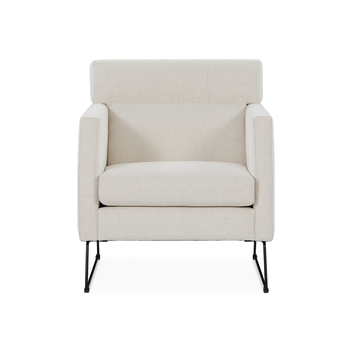 Degano - Armchair with Sled Base by Furninova