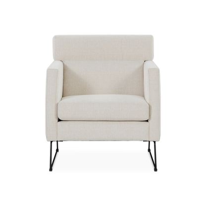 Degano - Armchair with Sled Base by Furninova