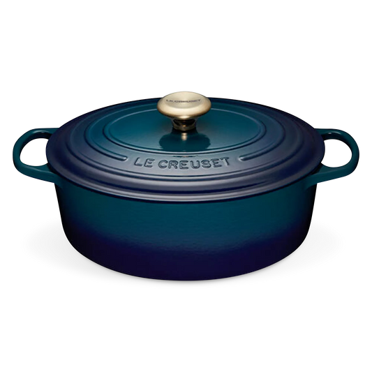 Signature - Cocotte ovale en fonte émaillée