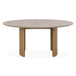 Cove - Table basse avec plateau rotatif en chêne par Trica