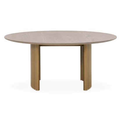 Cove - Table basse avec plateau rotatif en chêne par Trica