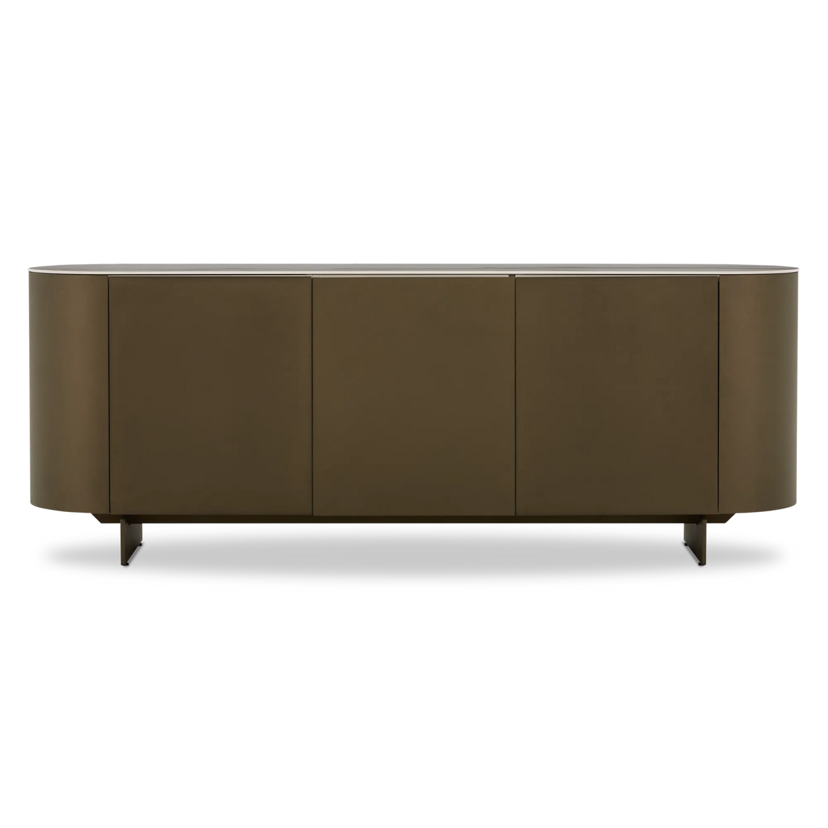 Raundo - Metal Sideboard with Ceramic Top