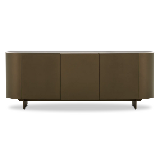 Raundo - Metal Sideboard with Ceramic Top