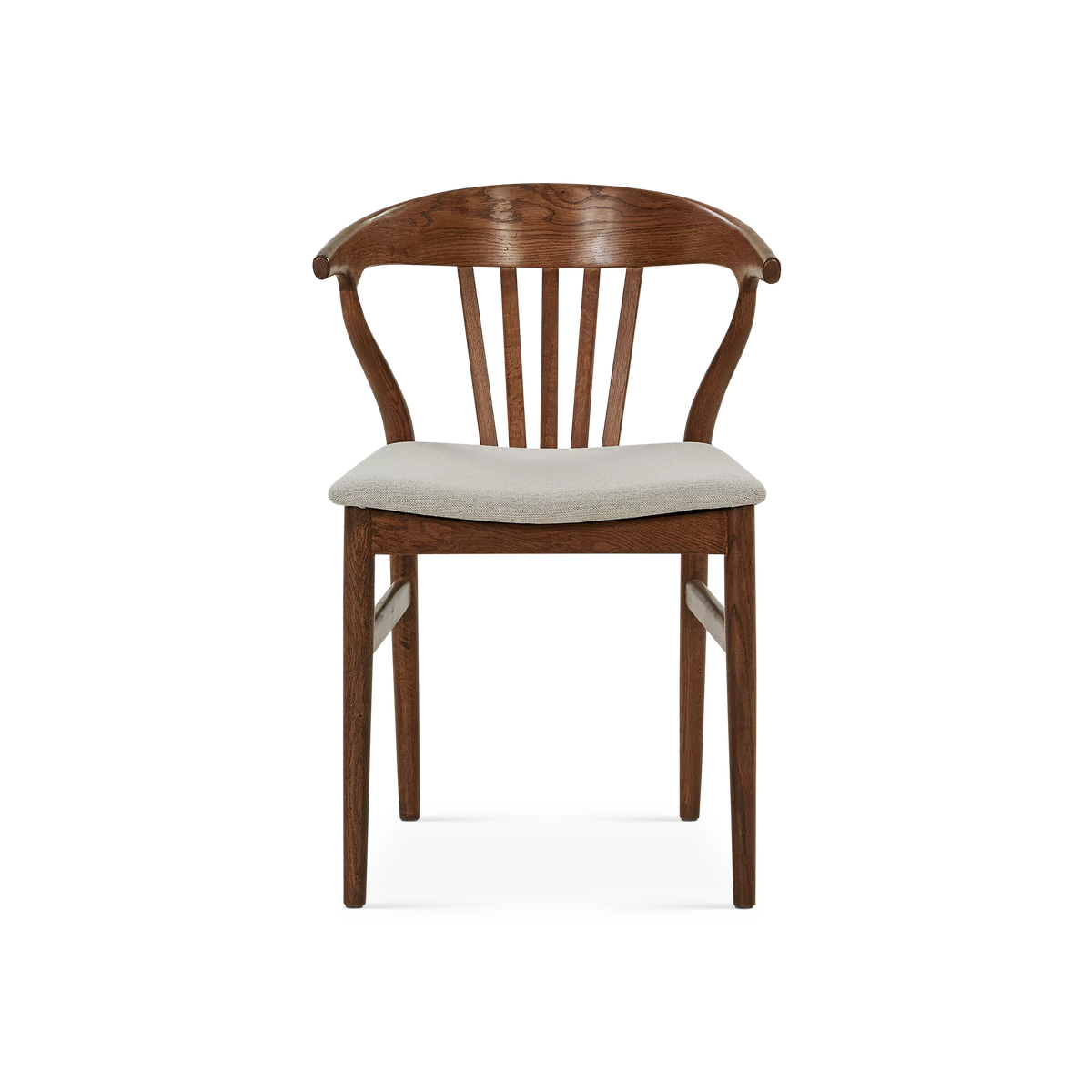 Nordic - Oak and Natural Fabric Chair