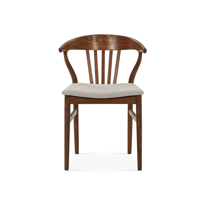 Nordic - Oak and Natural Fabric Chair