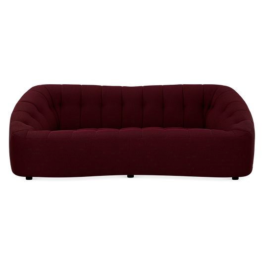 Armonia - Channel Tufted Fabric Sofa by Miki Ferrari