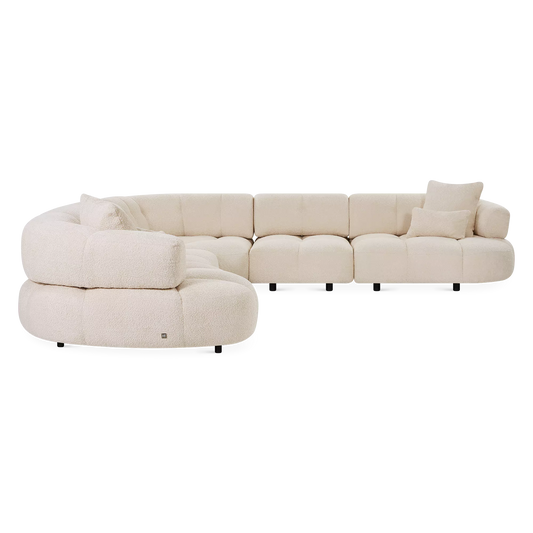Iris - Modular Sofa with Adjustable Backrests by Miki Ferrari