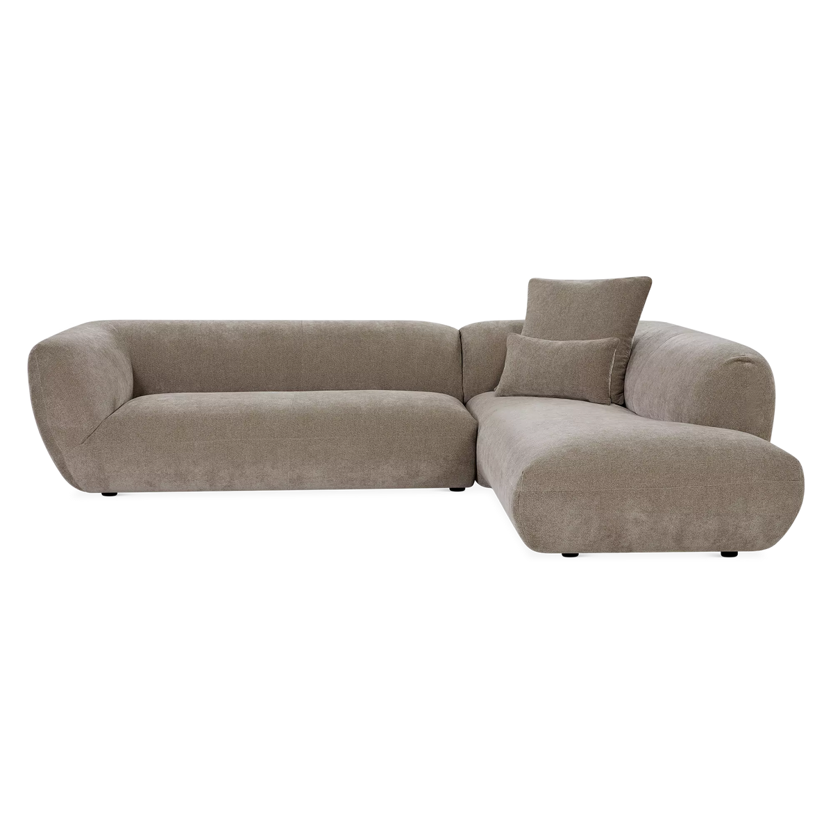 Tresor - Fabric-Upholstered Sectional Sofa by Miki Ferrari