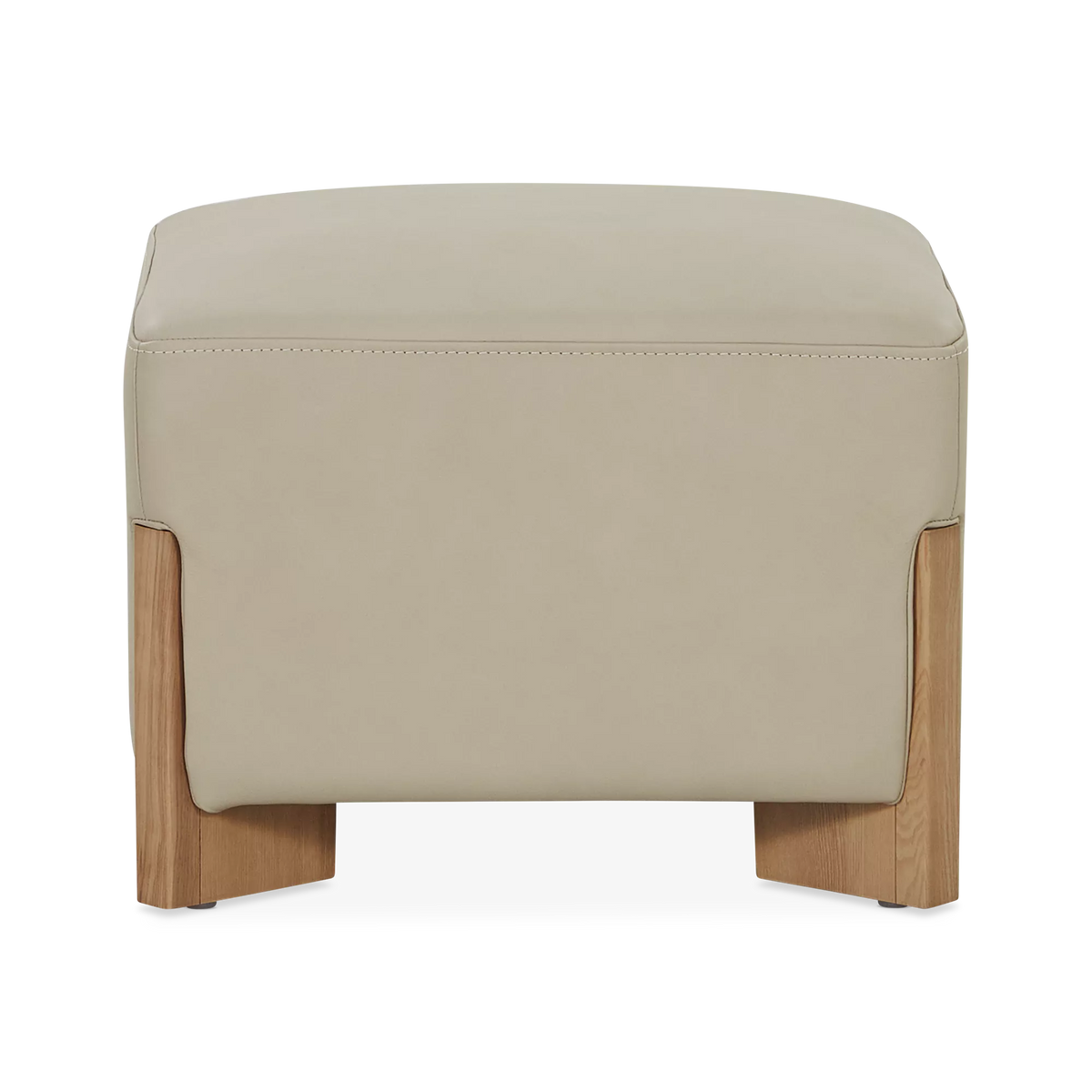 Helga - Pouf en cuir