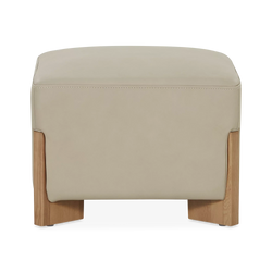 Helga - Pouf en cuir