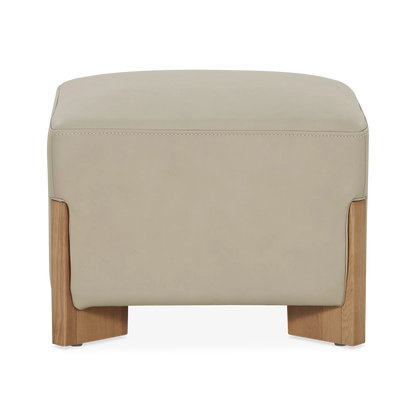 Helga - Pouf en cuir