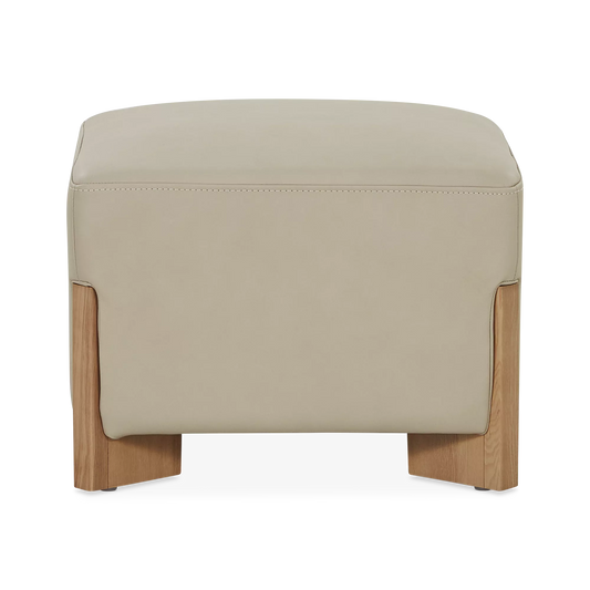 Helga - Pouf en cuir