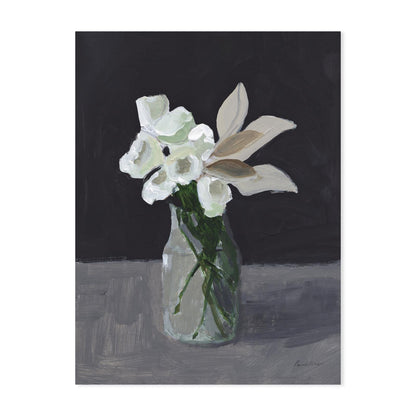 White Blooms Print