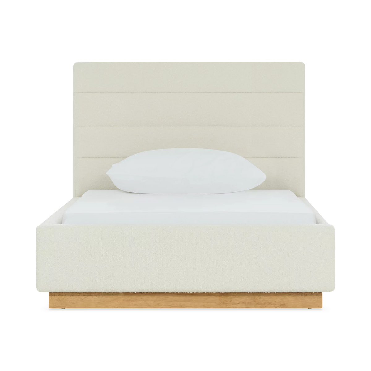 Plinth - Bouclé Fabric Bed