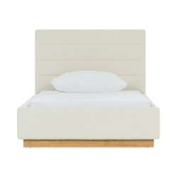 Plinth - Bouclé Fabric Bed