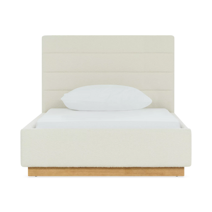 Plinth - Bouclé Fabric Bed