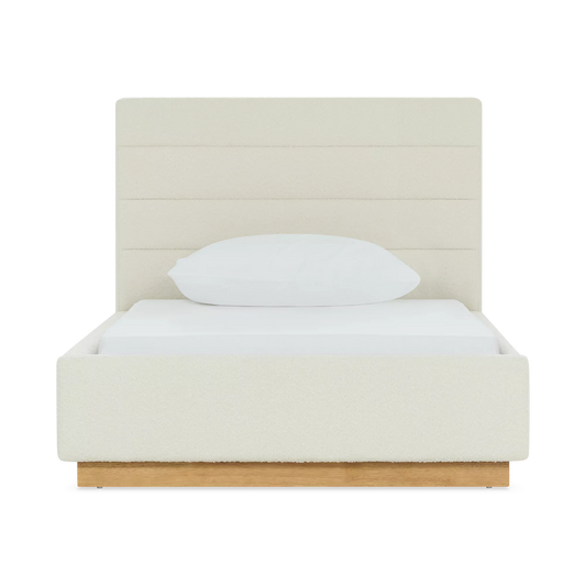 Plinth - Bouclé Fabric Bed