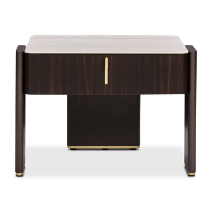 Julian - Table de chevet en bois par Cattelan Italia